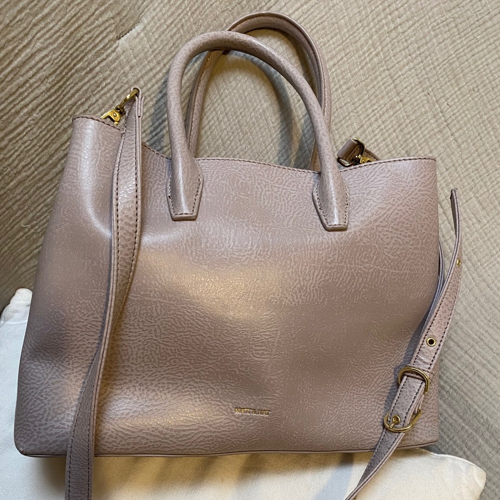 Matt and Nat Vegan Satchel in Mauve